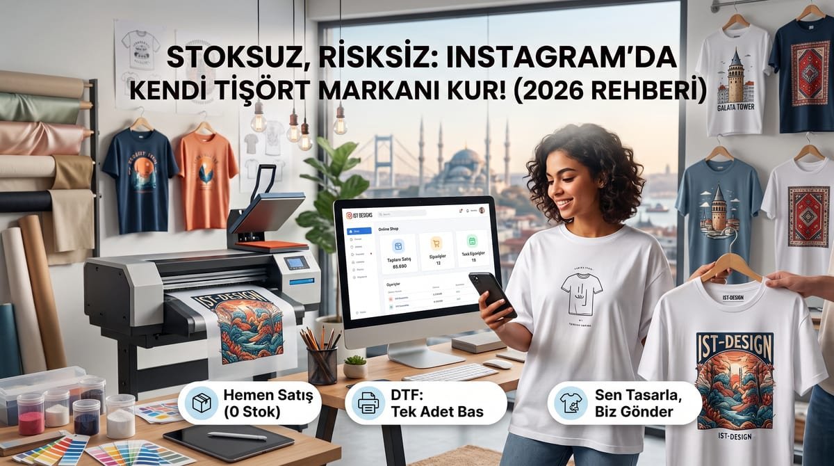 Instagram'da Satış: Tişört Üretim Rehberi