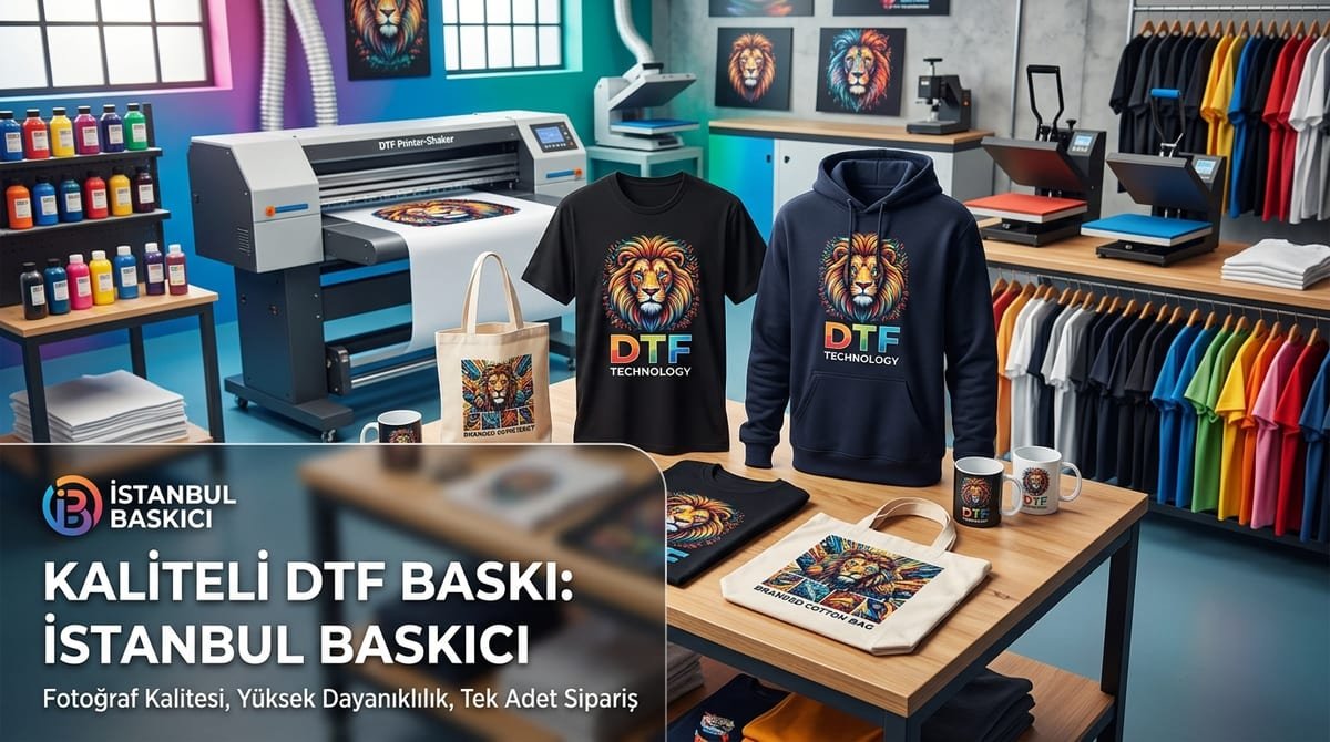 DTF Baskıcı İstanbul: Tişört & Hoodie