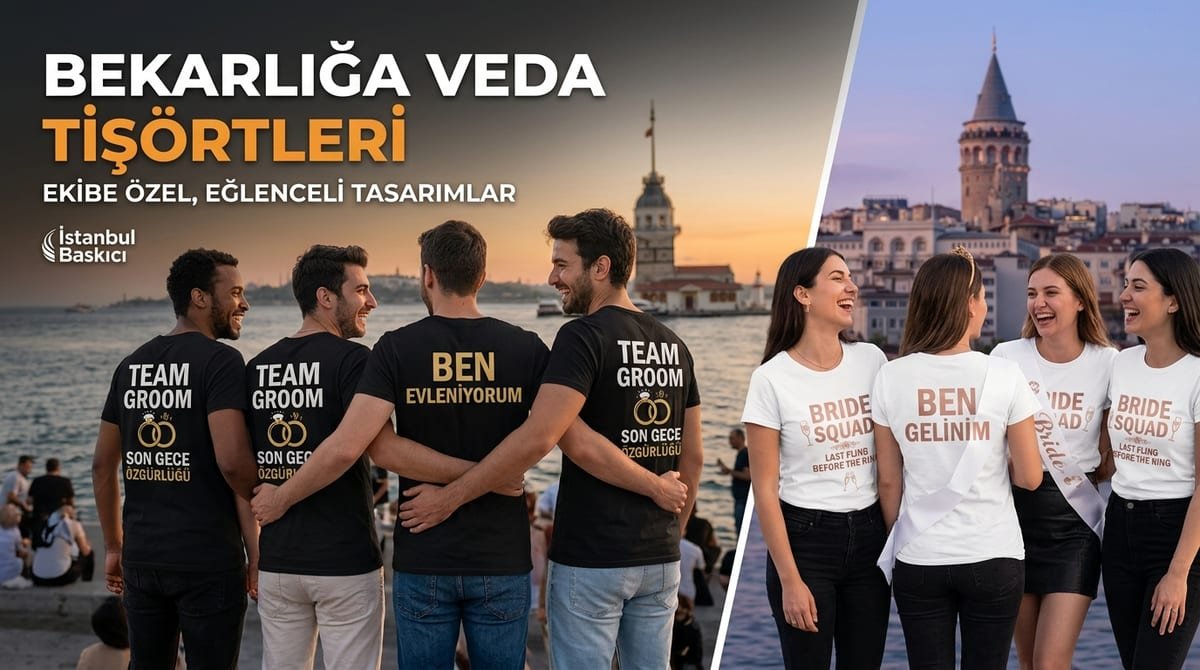 Bekarlığa Veda Tişörtü: Ekibe Özel Tasarım